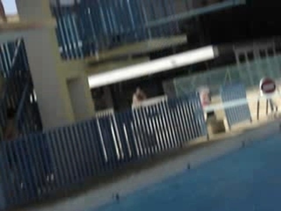 a la piscine