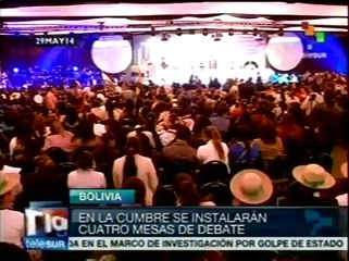 Evo Morales inaugura Cumbre Internacional de Mujeres