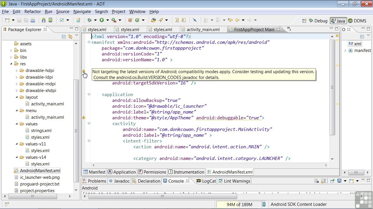 Learning Android App Programming 19