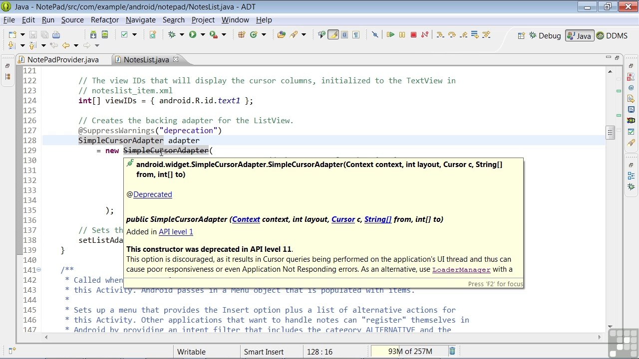 Learning Android App Programming 45