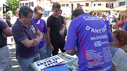 Clement d'Antibes, premier supporteurs des Bleus