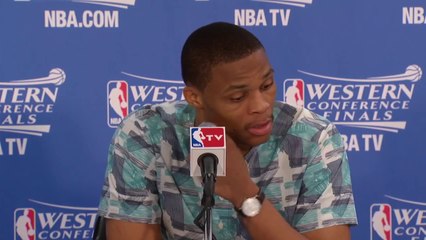 Durant & Westbrook Postgame Interview After Game 5 vs Spurs