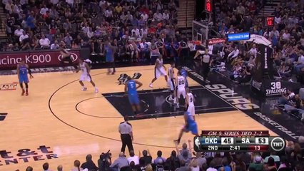 Kevin Durant Alley-Oop Dunk vs Spurs - Game 5