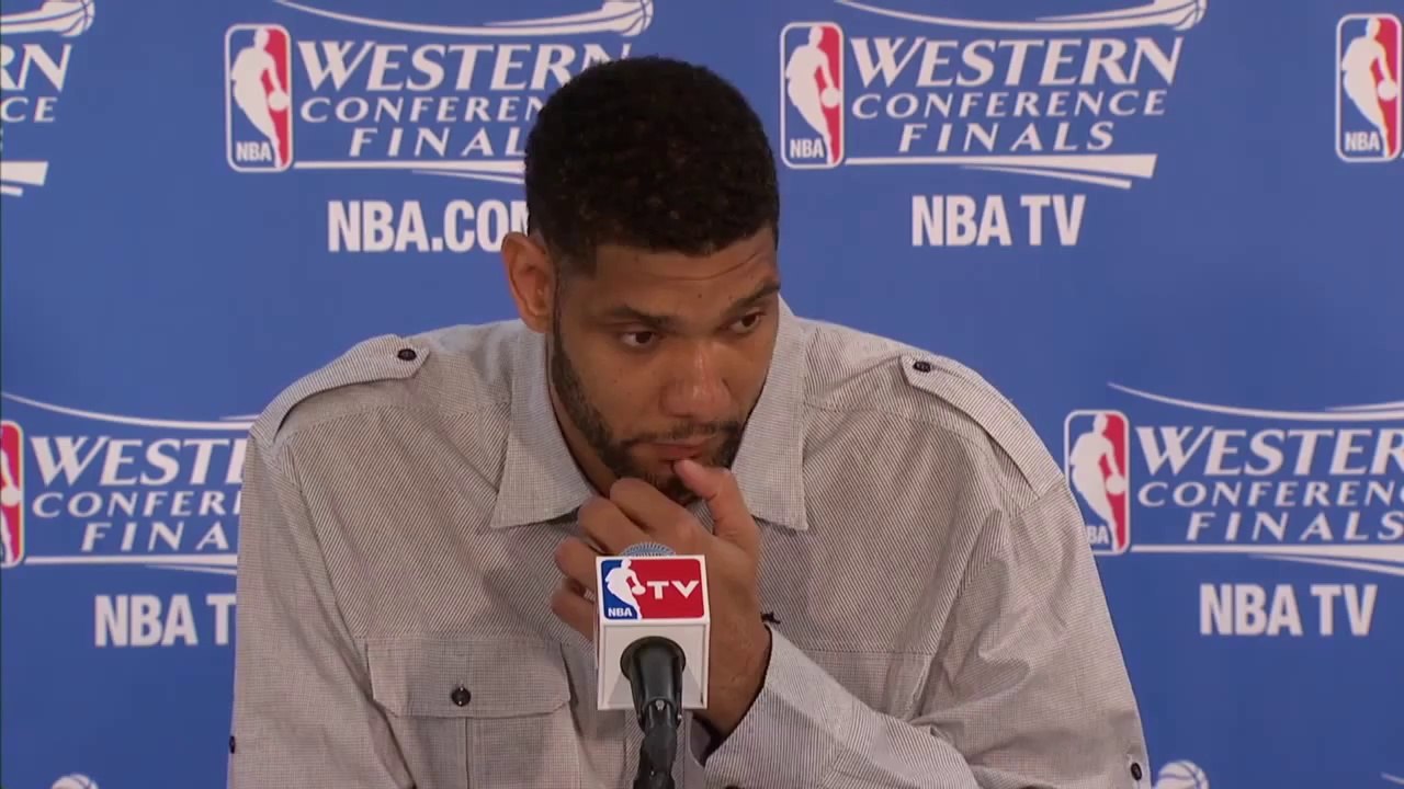 Tim Duncan Postgame Interview After Game 5 vs Thunder