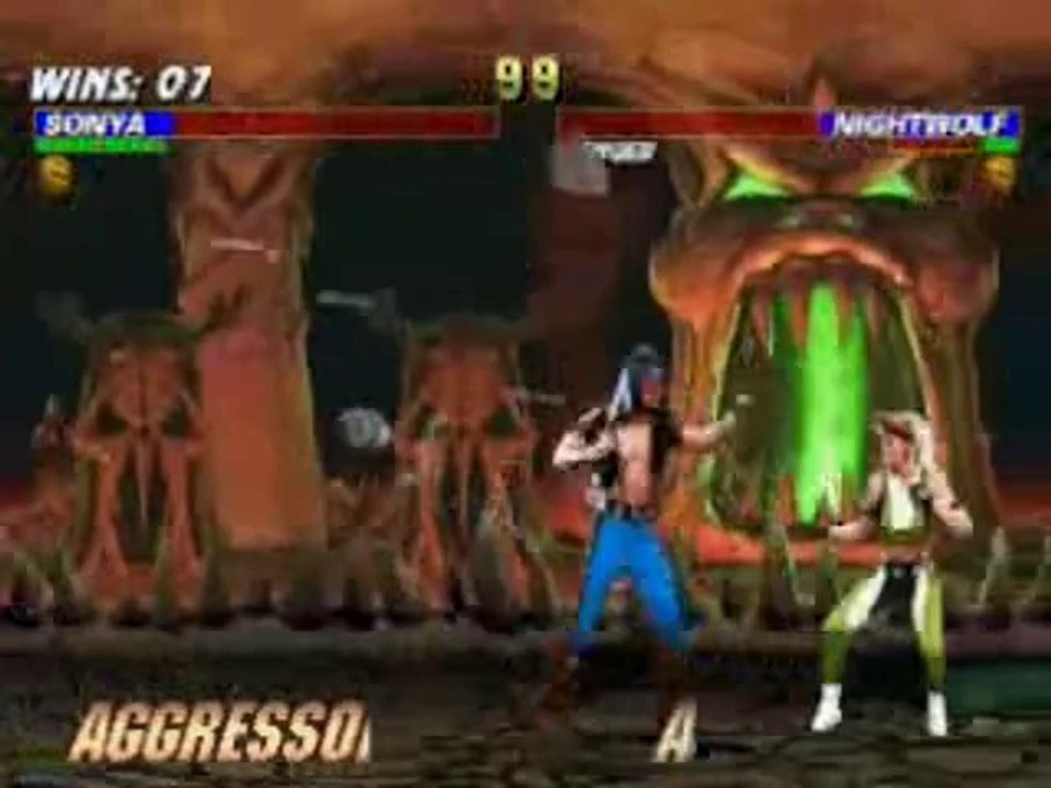 Mortal Kombat Trilogy Sonya Very Hard Level