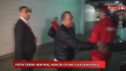 Fatih Terim Hem maç hem de oyuncu kazanıyoruz