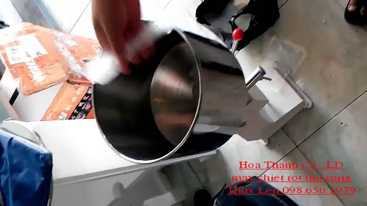 máy chiết mỹ phẩm gạt tay, máy chiết rót kem đặc gạt tay, máy chiết rót A03