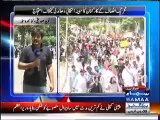 PTI's rally protesting against Election Commission of Pakistan, in Islamabad