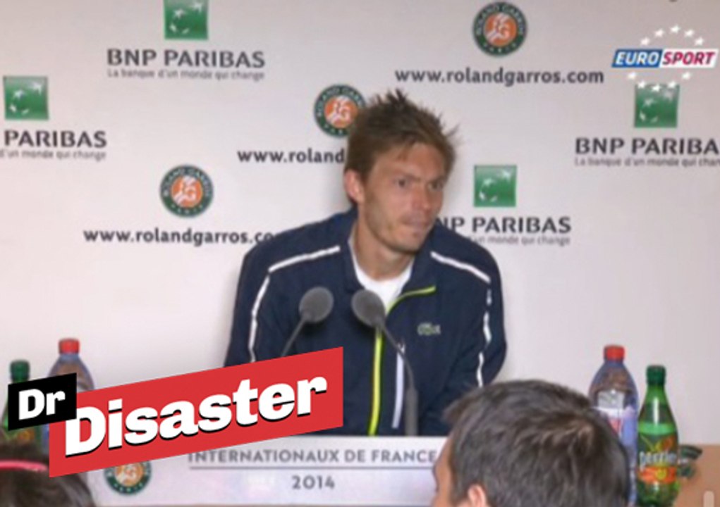 Mahut félicité par un journaliste après sa défaite à Rolland Garros / Dr Disaster