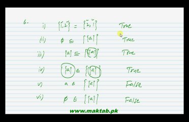 FSc Math Book1, Ex 2.1, LEC 6: Q 4-8
