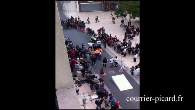 Chute à la course Amiens Rollers & Running