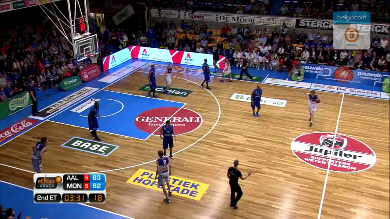 Semi Final: Okapi Aalstar 109 - 104 Belfius Mons-Hainaut   (FR)