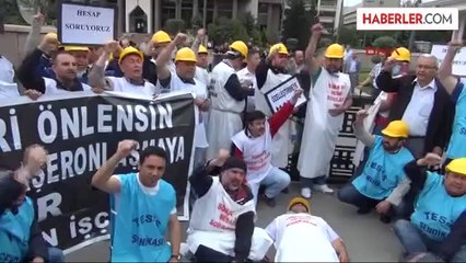 Enerji Bakanlığı Önündeki Zincirli Eyleme Polis Müdahalesi