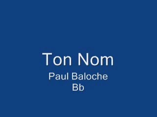 Ton nom - Paul Baloche