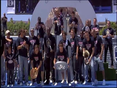 Champions - La remise du trophée