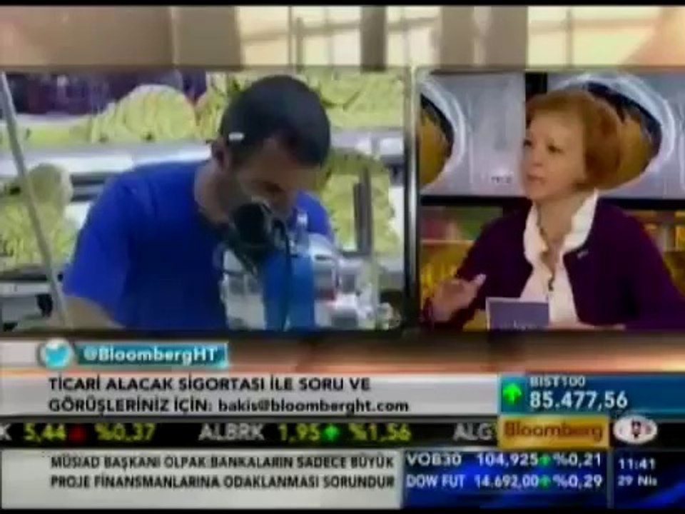 29 Nisan 2013 tarihinde Bloomberg HT'de yayınlanan 'Bakış' programı konuğu  Sn. Belkıs Alpergun