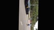 Dumb Guy throwing rocks at Lamborghini Aventador!