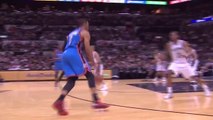 Westbrook's BEAST Slam From All Angles - Game 5 Vs Spurs -  (2014 West Finals)