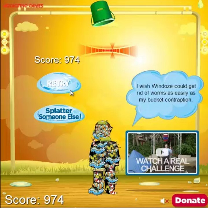 Ice Bucket Challenge - Minijuego