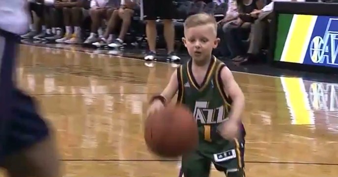5 Yaşındaki Lösemili Çocuk Utah Jazz Takımında Oynadı!