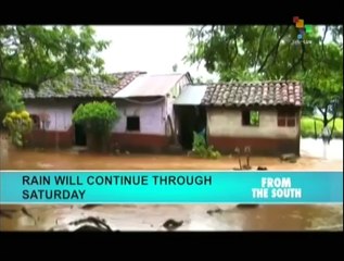 Heavy rains provoke floods, mudslides in Nicaragua