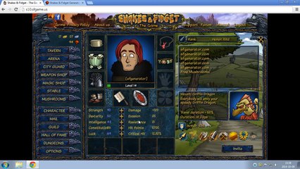 Shakes & Fidget Generator Online