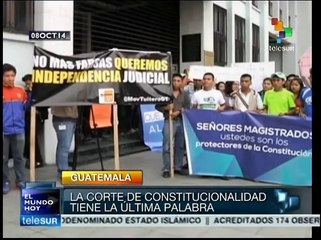 Guatemala: ONG piden repetir el proceso de magistrados de justicia