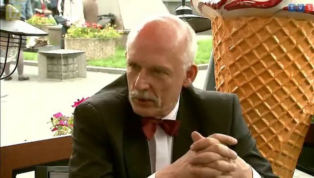 Janusz Korwin-Mikke - Kandydat na Prezydenta RP odwiedził Sosnowiec (07.06.2010)