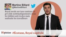 #tweetclash : #Écotaxe, Ségolène Royal capitule