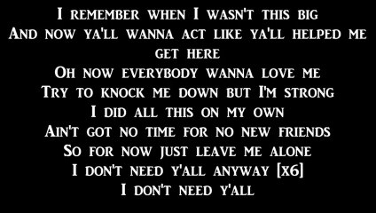 Iggy Azalea - Don t Need Y all Lyrics