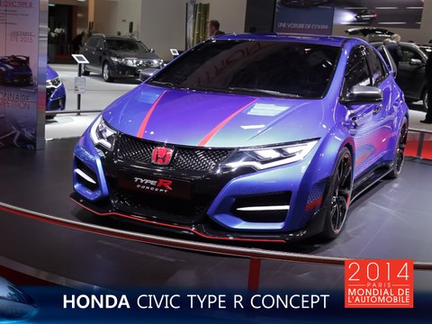 La Honda Civic Type R en direct du Mondial de l'Auto 2014