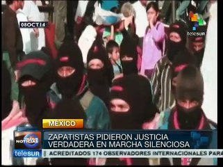 México: EZLN se suma a las manifestaciones de apoyo por Ayotzinapa