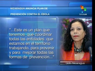 Nicaragua presenta plan para evitar que ébola ingrese al país