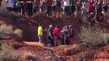 Violent fall during Biggest Attempted Front Flip in Mountain Bike - Red Bull Rampage