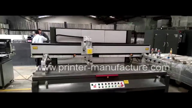 Large Size Flat Bed Screen Printing Machine Large Format Screen Printer