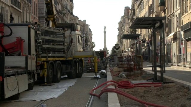 Marseille : le chantier du tramway rue de Rome est cataclysmique