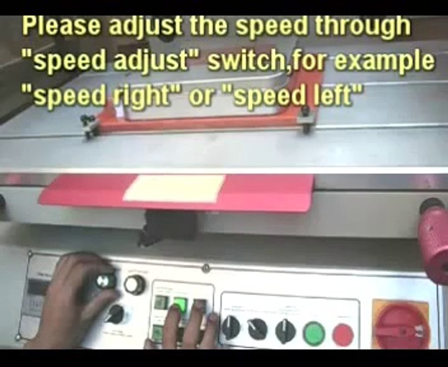 China Flat Bed Screen Printing Machine Flatbed Screen Printer