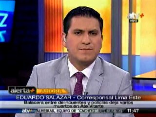 Ate: Balacera entre delincuentes y policías deja más de tres muertos