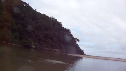 Barra do  Rio do Puruba, Ubatuba, SP, Brasil, mares e rios, Natureza Selvagem