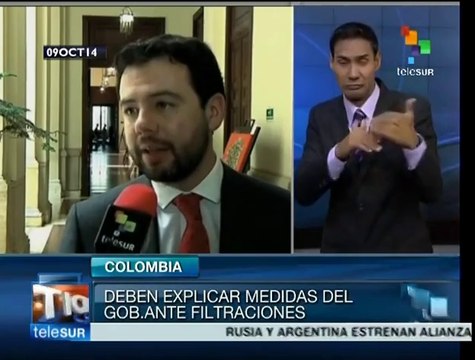 Colombia: ministro de Defensa debe responder por fuga de información