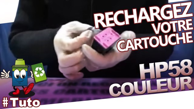 Comment recharger une cartouche HP 58