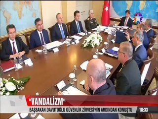 Ahmet Davutoğlu Çözüm sürecini Vandalizme kurban etmeyiz