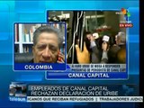 Colombia: consecuencias de acusaciones de Uribe contra Canal Capital