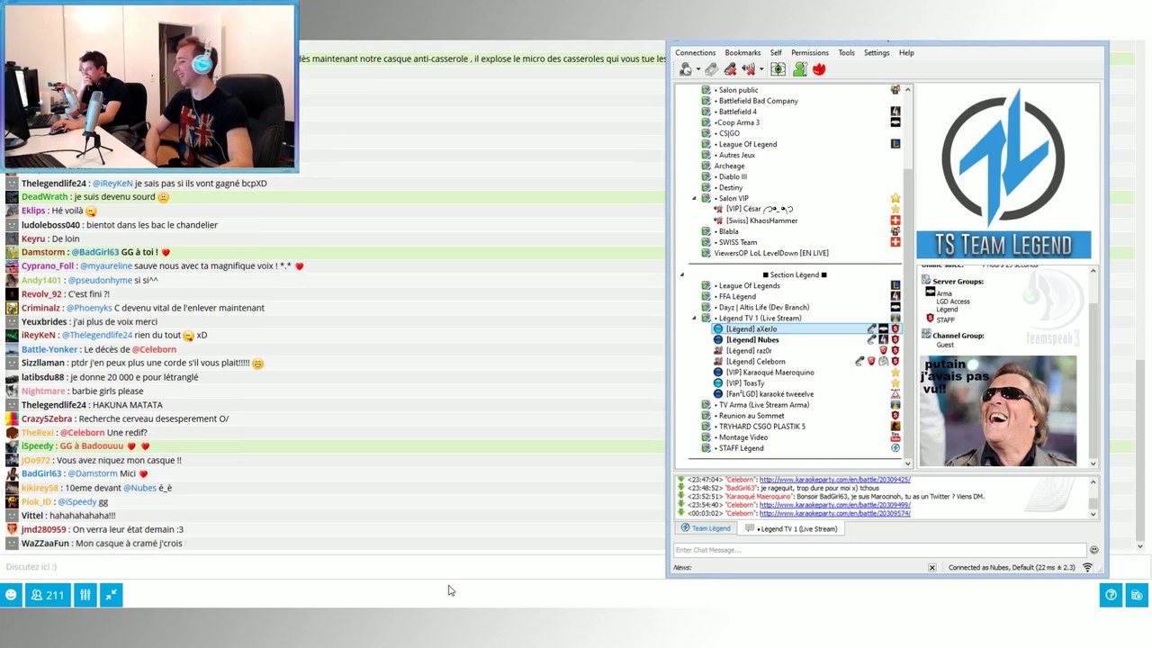 09-10 Délire Karaoke avec Lëgend et Viewers FUN