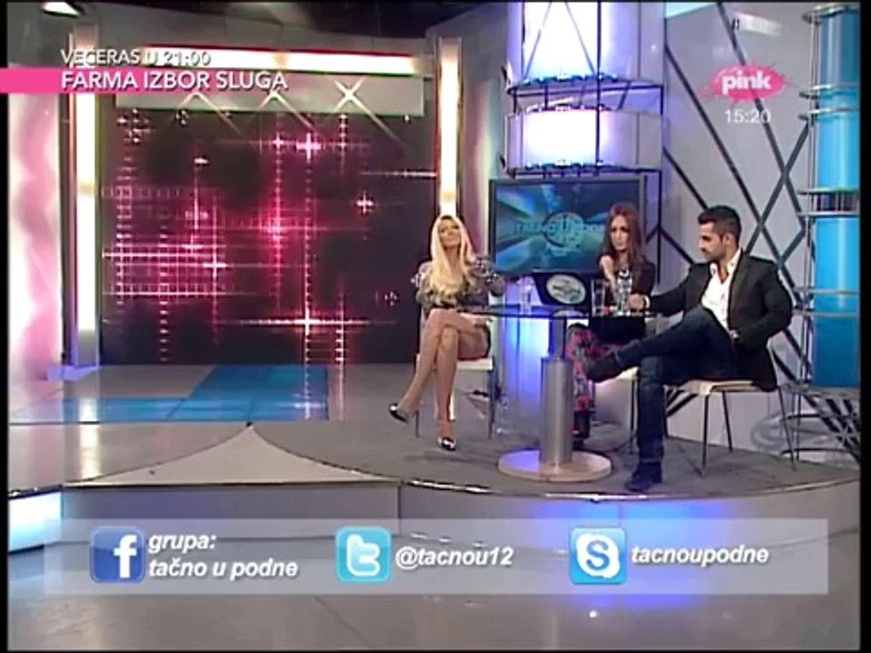 Filip Panajotovic u emisiji TACNO U PODNE Stanija   Filip  Farma 4 _03.06.2013