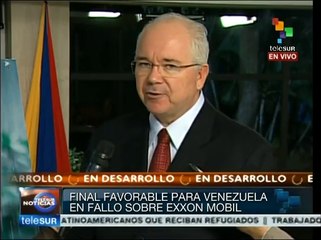 Favorable para Venezuela, fallo sobre Exxon Mobil