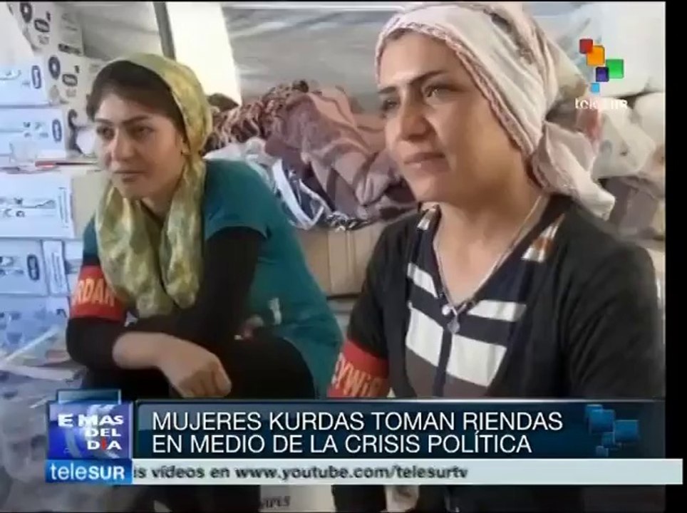 Kurdish women playing an active role in struggle against Jihadists