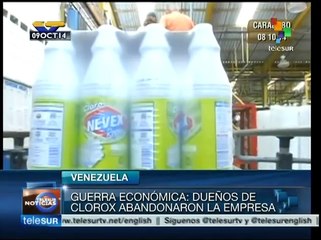 Vicepresidente Arreaza inspeccionó planta Clorox Venezuela