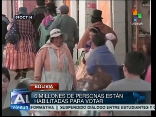 Material electoral de Bolivia sigue distribuyéndose sin contratiempos