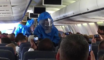 Ebola : Un homme éternue dans l'avion et dit qu'il rentre d'Afrique